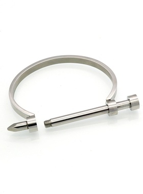 时尚不锈钢u形钉子螺丝手镯  个性钛钢手镯