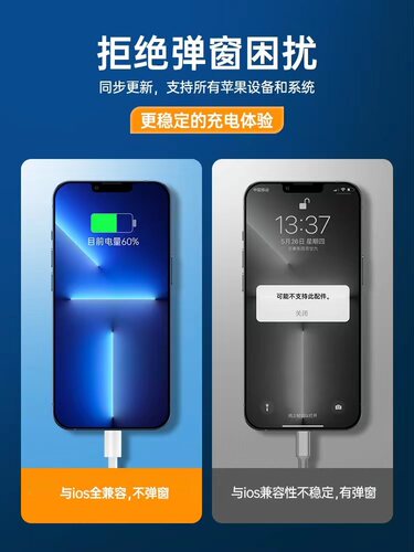 冰婵适用苹果iPhone14数据线1312快充11promax手机充电器6s快速7加长8plus闪PD20W快充iPad平板2米XR冲电线XS - 图0
