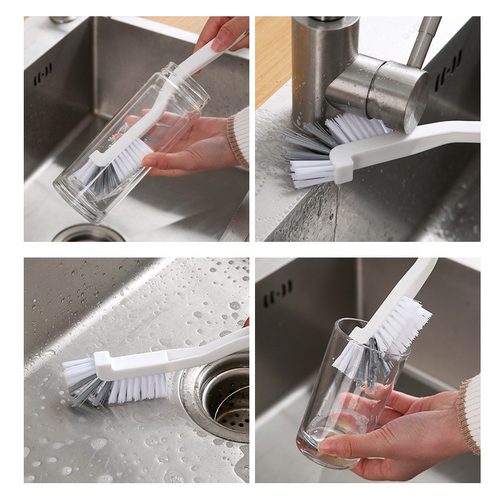 日式杯刷清洗小龙虾刷子塑料清洁刷豆浆机刷破壁机水果机清洁工具 - 图0