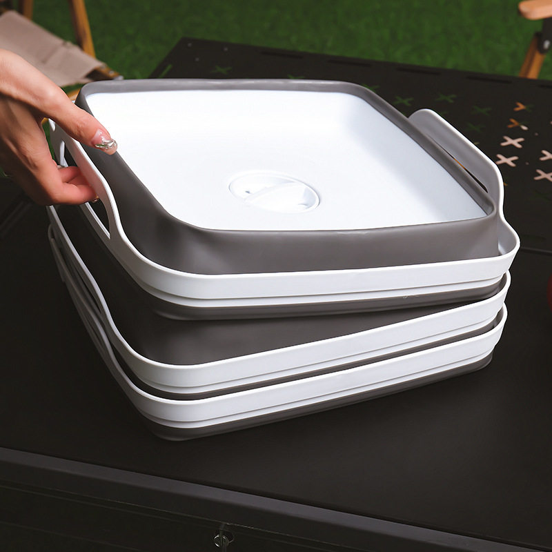 厨房折叠洗菜盆洗水果蔬菜沥水篮可伸缩菜篮子家用旋转排水收纳盆,淘宝优惠券,粉丝福利购,淘宝优惠卷