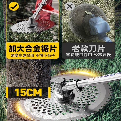 四冲程大功率背负式汽油割草机小型家用多功能打草机锄草松土开沟 - 图1