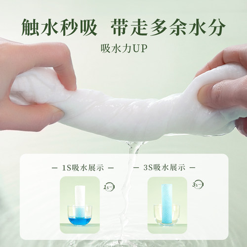 尔木萄一次性洗脸巾加厚加大悬挂式抽取式洁面巾擦脸巾家庭装正品 - 图1