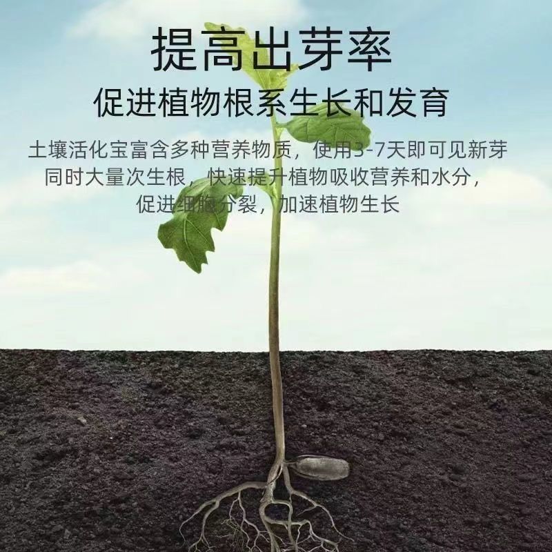 土壤活化剂花肥矿源黄腐殖酸钾枯草芽微生物菌剂土壤活化宝复合肥-图1