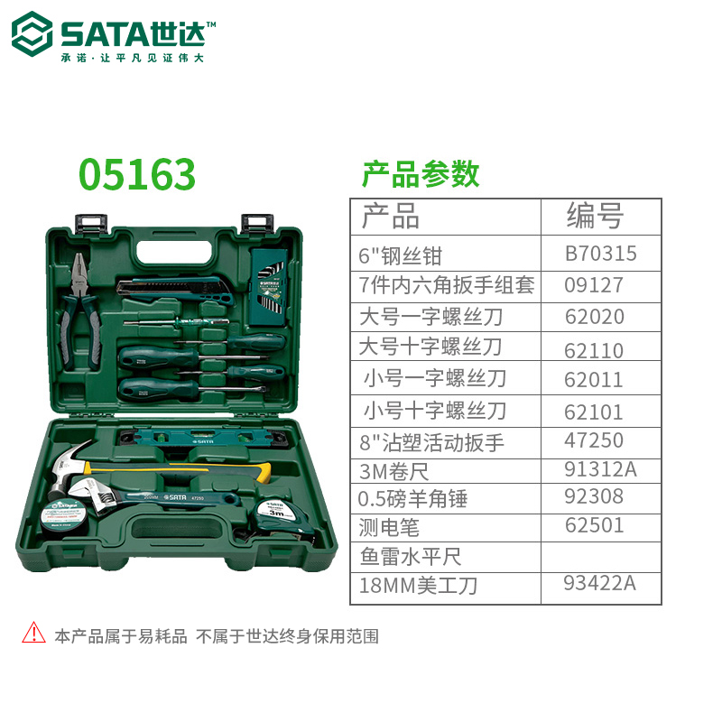 世达家用工具套装家庭维修工具箱组合式多功能水电工五金工具大全-图2