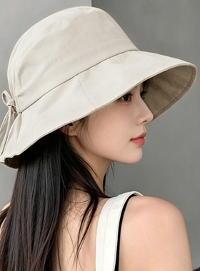 2026新款大檐薄款防晒渔夫帽女夏