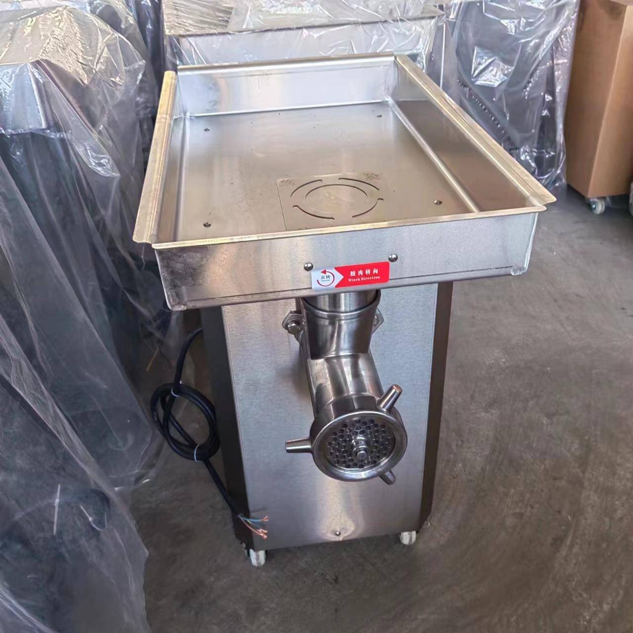 全不锈钢大型绞肉机商用微冻肉鸡架骨绞碎机绞泥机绞肉机工厂用 - 图0