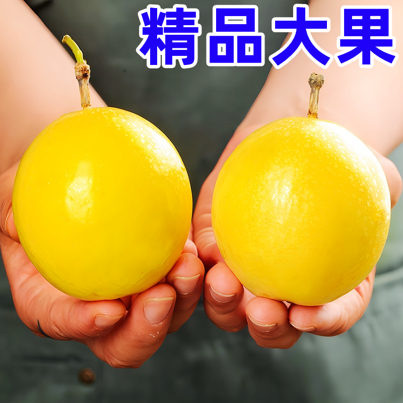 广西黄金百香果钦蜜9号5斤新鲜水果黄色纯甜大果皱皮原浆现摘包邮
