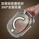 Food grade 316 stainless steel sealed leakproof storage box outdoor camping square form fresh-keeping box lunch box