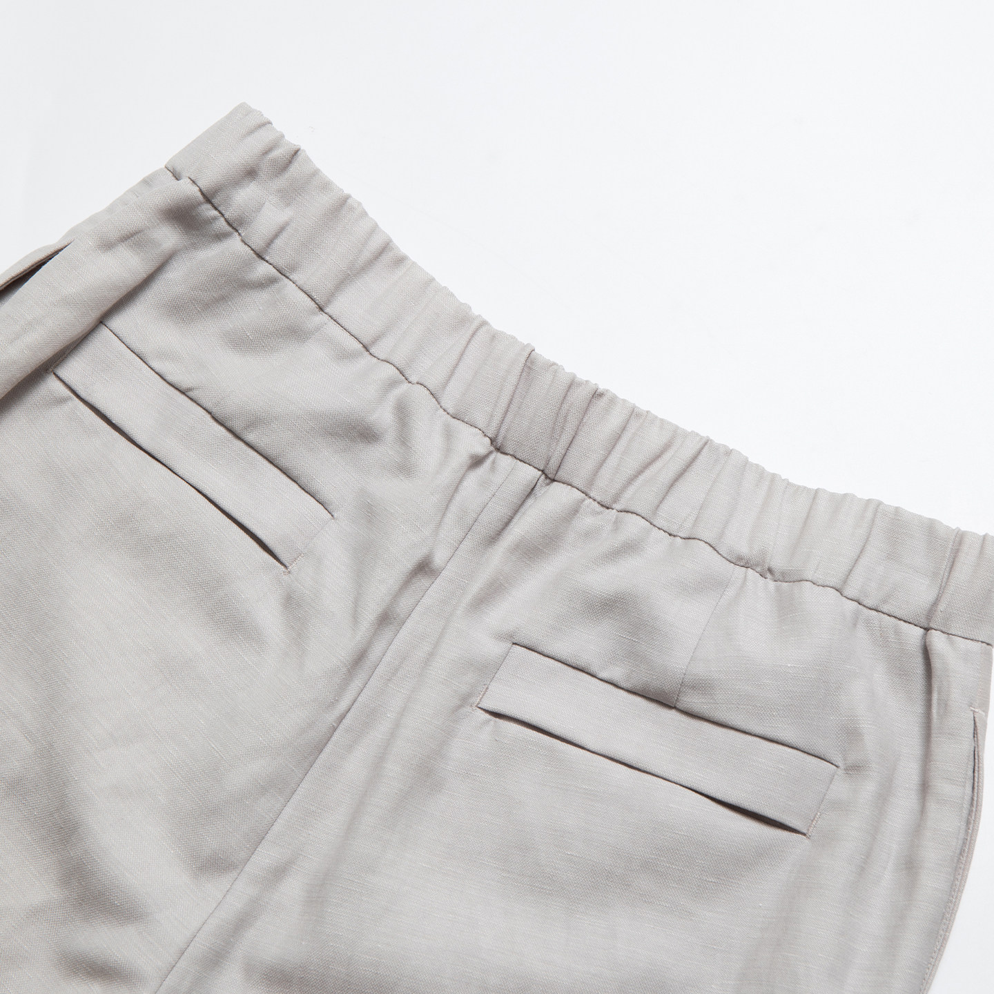 3BLK 高端定织羊毛亚麻混纺短裤 松紧腰休闲五分短裤,淘宝优惠券,粉丝福利购,淘宝优惠卷