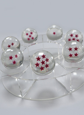 树脂龙珠球立体星珠子游戏水晶球PP袋创意礼品摆件亚克力龙珠手办