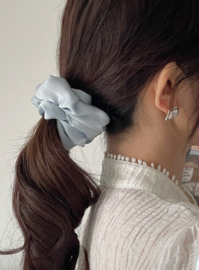 法式头绳缎面大肠圈发圈气质女