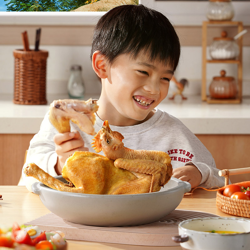 【儿童餐】杨博士童子鸡皖南土鸡深山散养全粮饲喂小公鸡