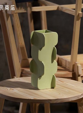 卷宗商店 | 间则 多巴胺陶瓷花瓶设计感小众 客厅插花装饰摆件