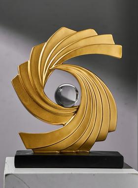 财源滚滚客厅艺术摆件轻奢高档酒柜电视柜玄关办公室装饰品高级感