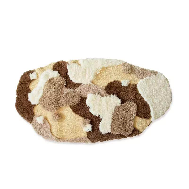 Ddd美拉德卧室棕色床边毯子客厅沙发簇绒绒地毯覆古苔藓长地垫,淘宝优惠券,粉丝福利购,淘宝优惠卷