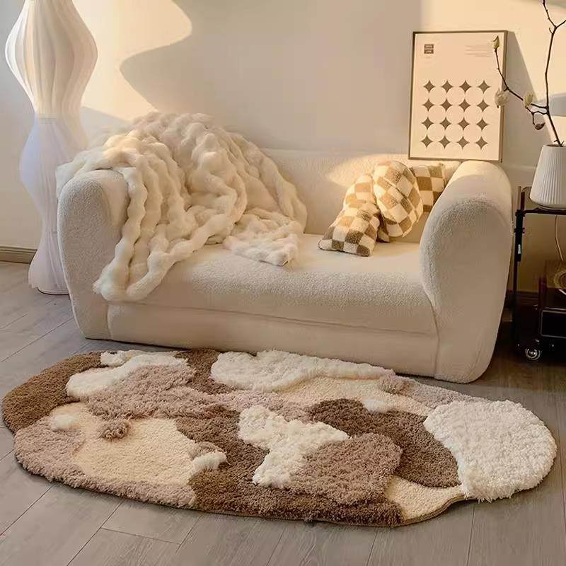 Ddd美拉德卧室棕色床边毯子客厅沙发簇绒绒地毯覆古苔藓长地垫,淘宝优惠券,粉丝福利购,淘宝优惠卷