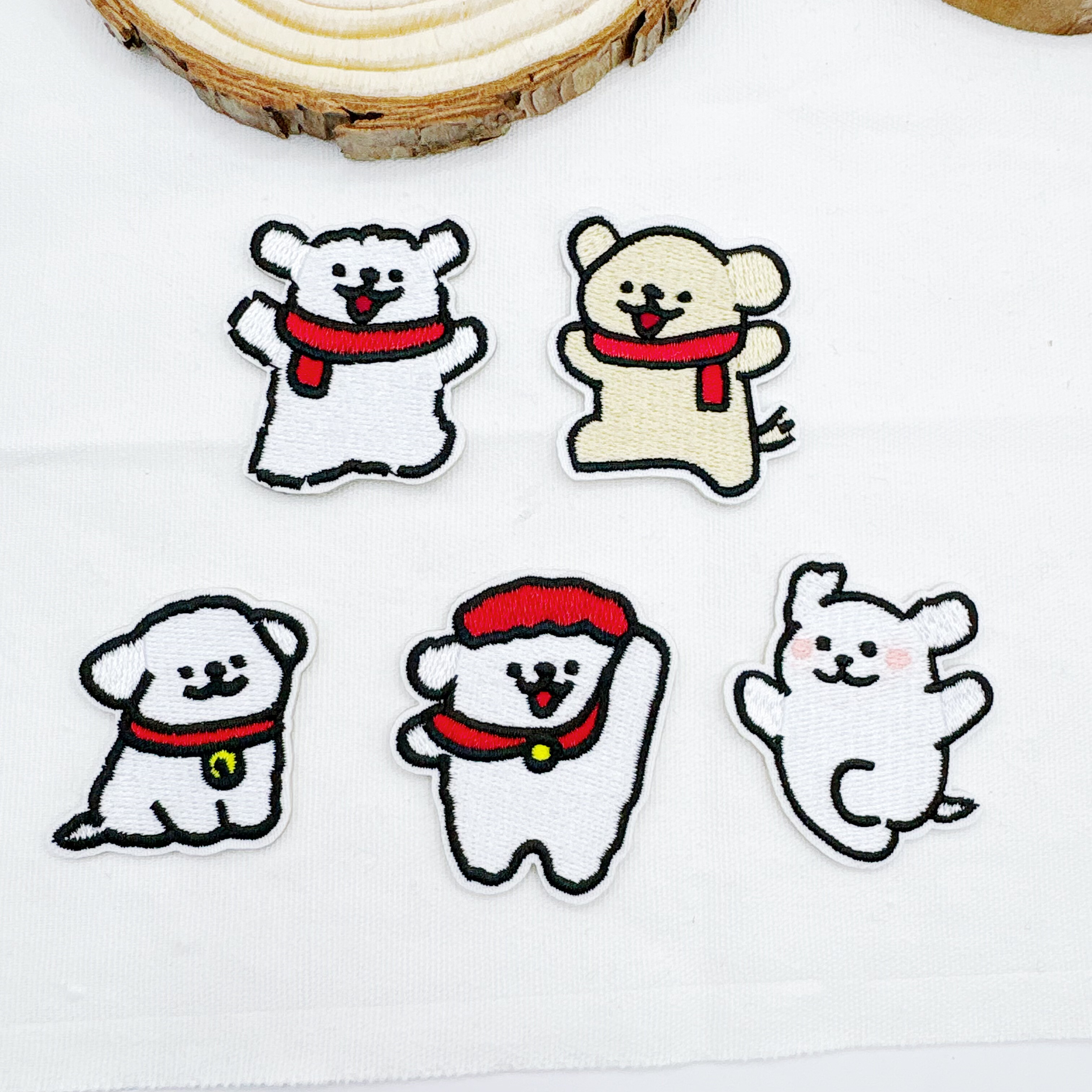 线条小狗刺绣布贴自粘免缝衣服破洞修补DIY装饰贴画包裤子补丁贴,淘宝优惠券,粉丝福利购,淘宝优惠卷