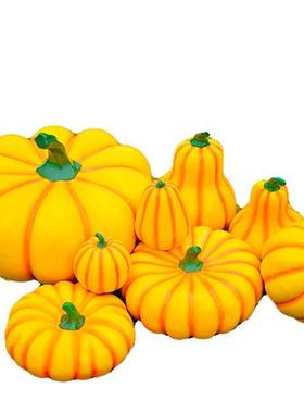 户外仿真南瓜玻璃钢雕塑景区农场大型装饰草坪花园林景观蔬菜摆件