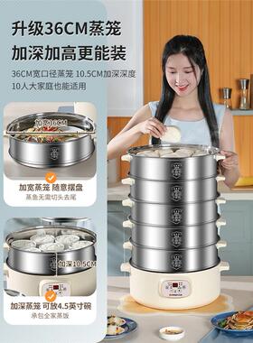 志高电蒸锅多功能火锅煮