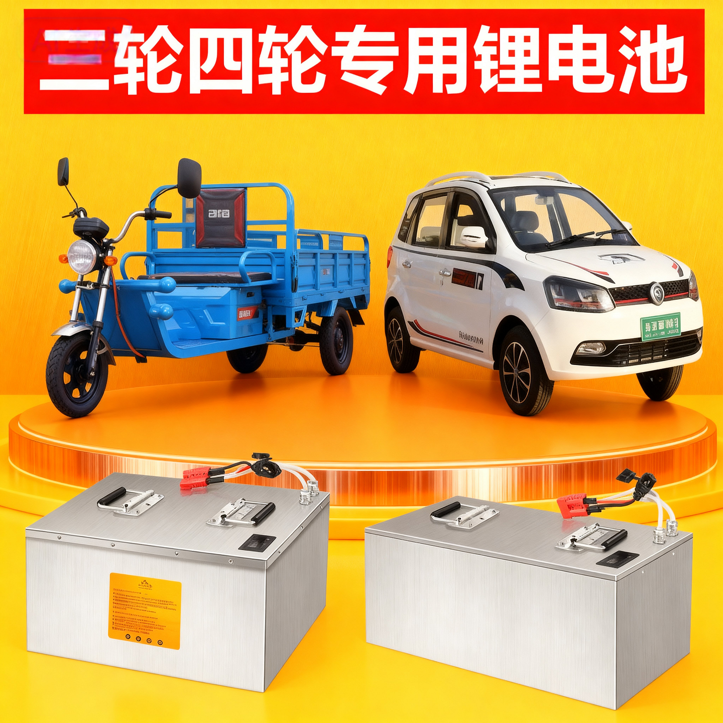 三四轮车电瓶48v60v72v宁德电动车锂电池低速四轮车磷酸铁锂,淘宝优惠券,粉丝福利购,淘宝优惠卷