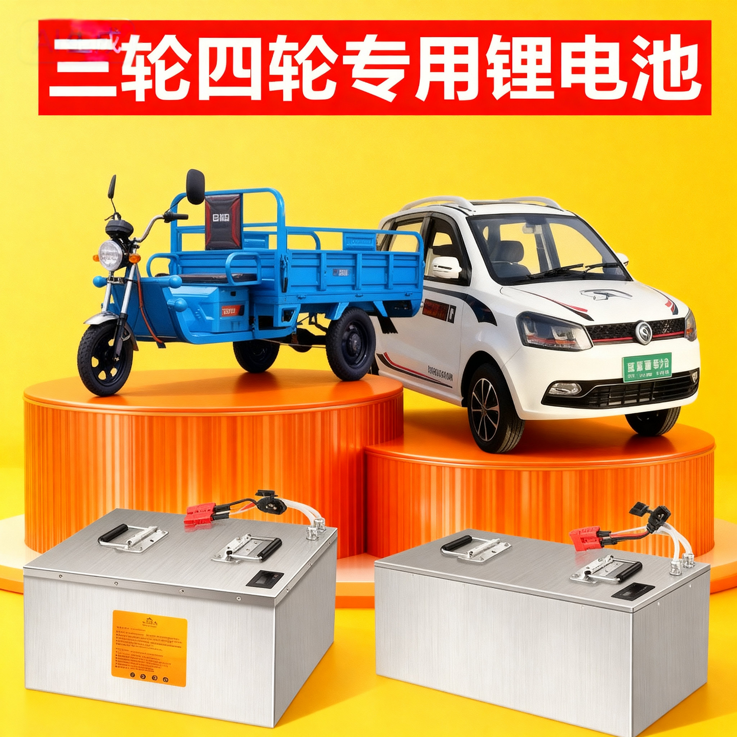 低速四轮车48v电动车锂电池三四轮车电瓶60v72v磷酸铁锂电池宁德,淘宝优惠券,粉丝福利购,淘宝优惠卷