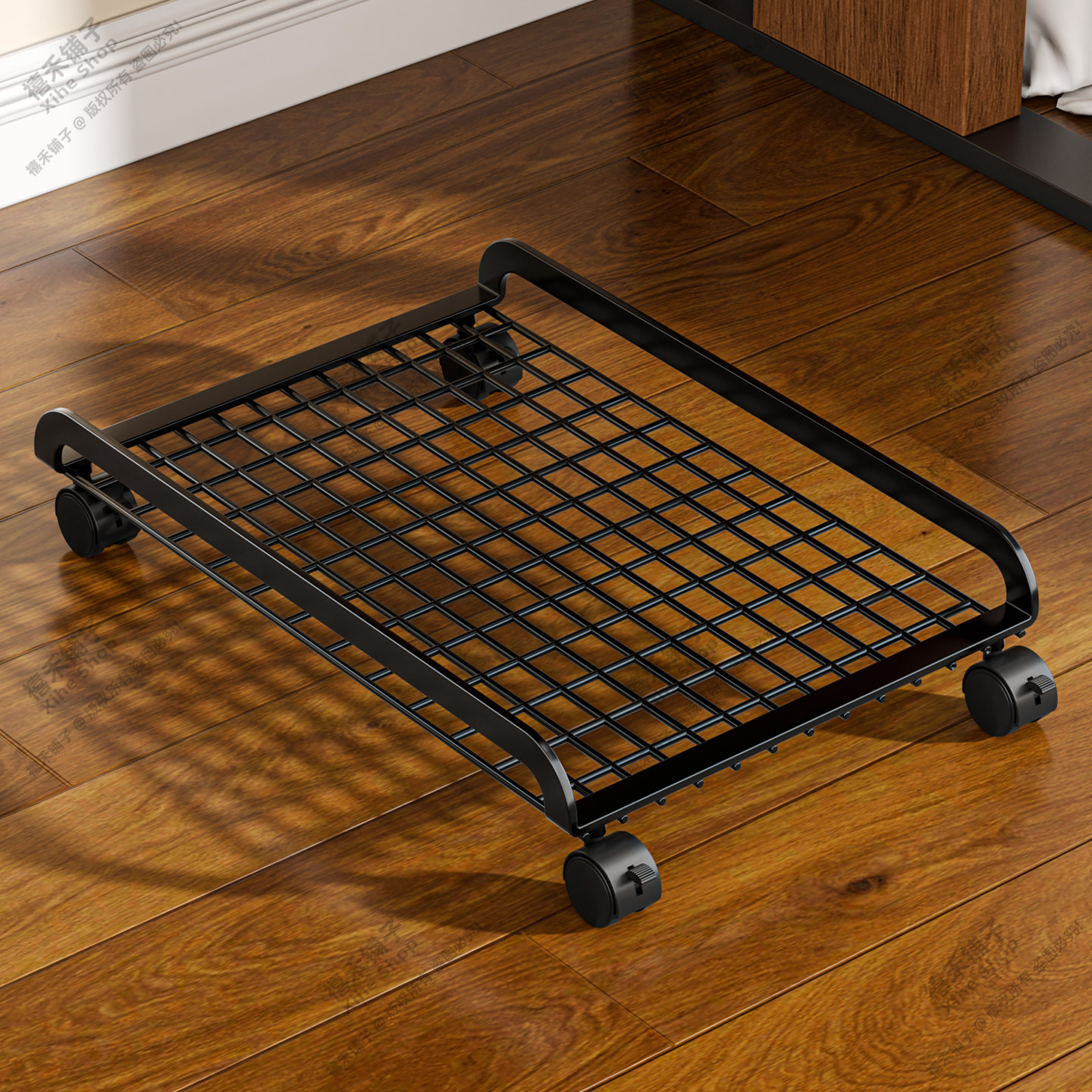 Desktop host bracket removable pulley storage