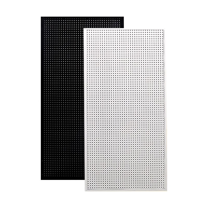 Stainless steel perforated board wall rack