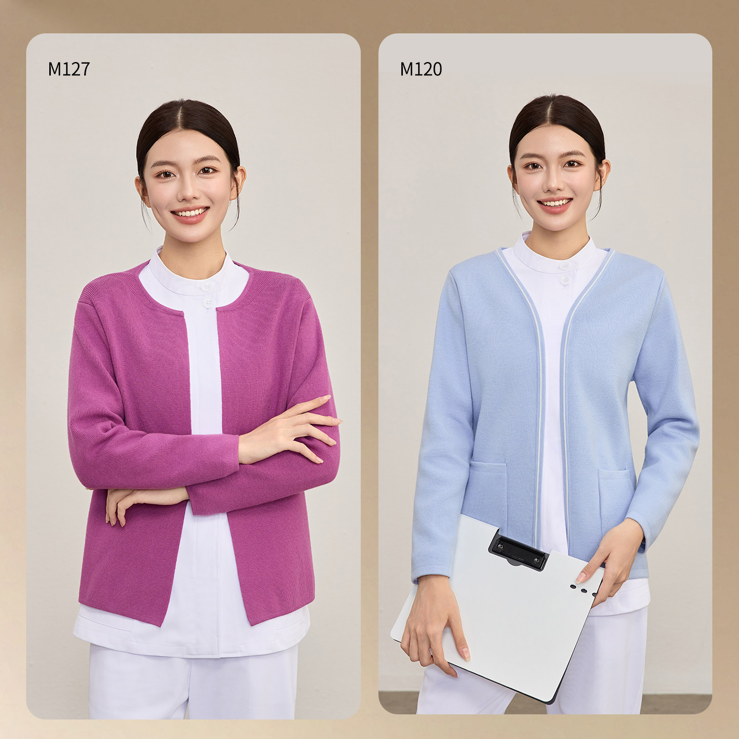 buyway高端护士毛衣外套开衫女藏蓝色加厚秋冬季医院工作服针织衫,淘宝优惠券,粉丝福利购,淘宝优惠卷