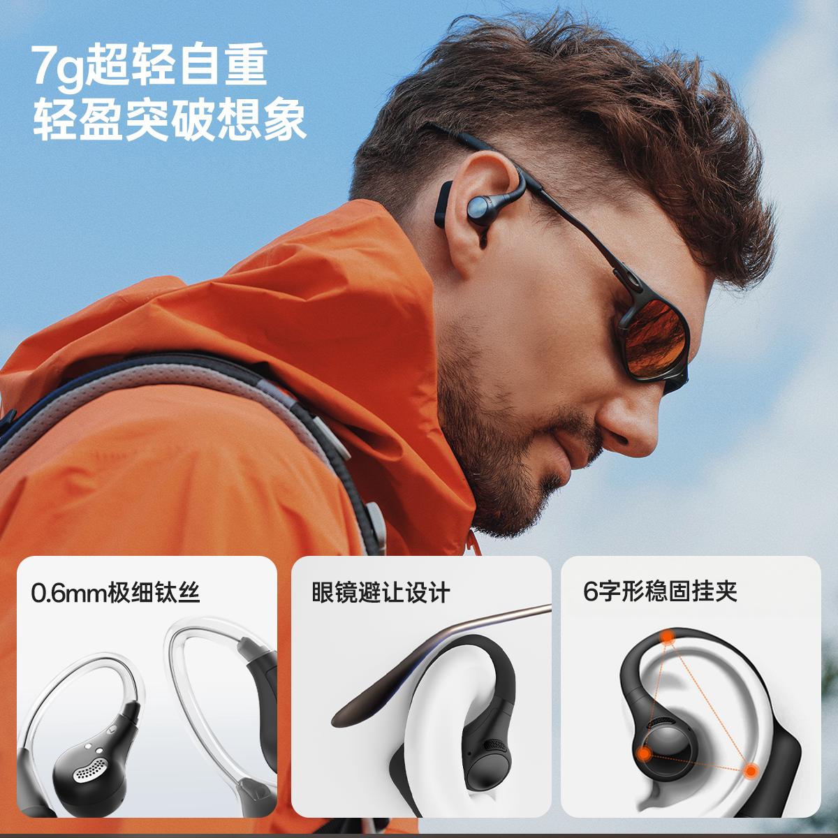 【旗舰新品】开石OpenRock蓝牙耳机