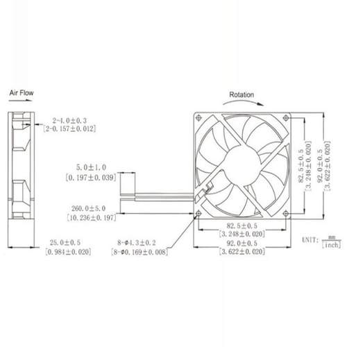 全新 CHA9012HS-25D 12V 0.35A 9025电焊机变频器机箱散热风扇9cm - 图2