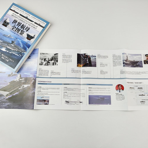 正版《世界航母全图鉴》赠中国航母发展史拉页 航空母舰全史‌ 军用舰船大全‌ 青少年军事科普读物‌ - 图1