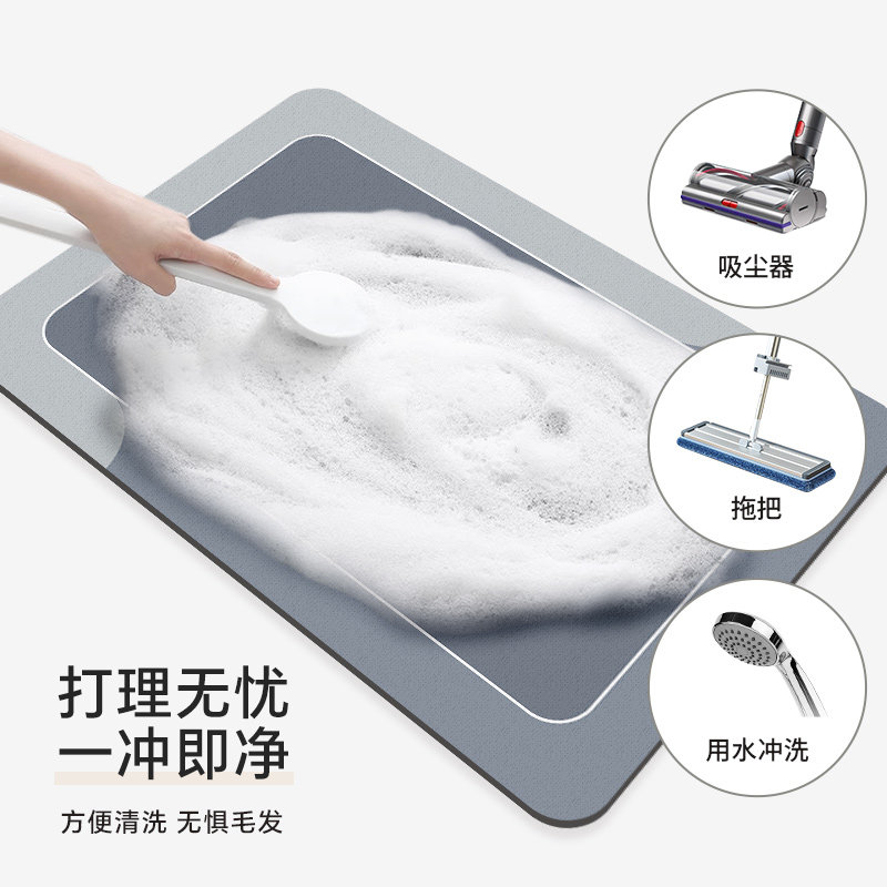 梵高向日葵地垫桌垫吸水防滑脚垫地毯餐宠物垫咖啡机沥水垫