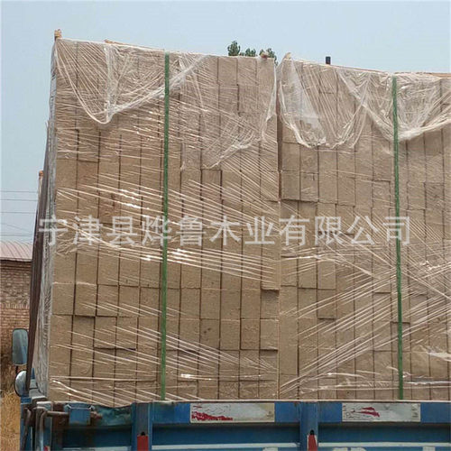 出口木托盘包装专用木屑脚墩 锯末墩 不掉木屑 实体工厂厂家直销 - 图1