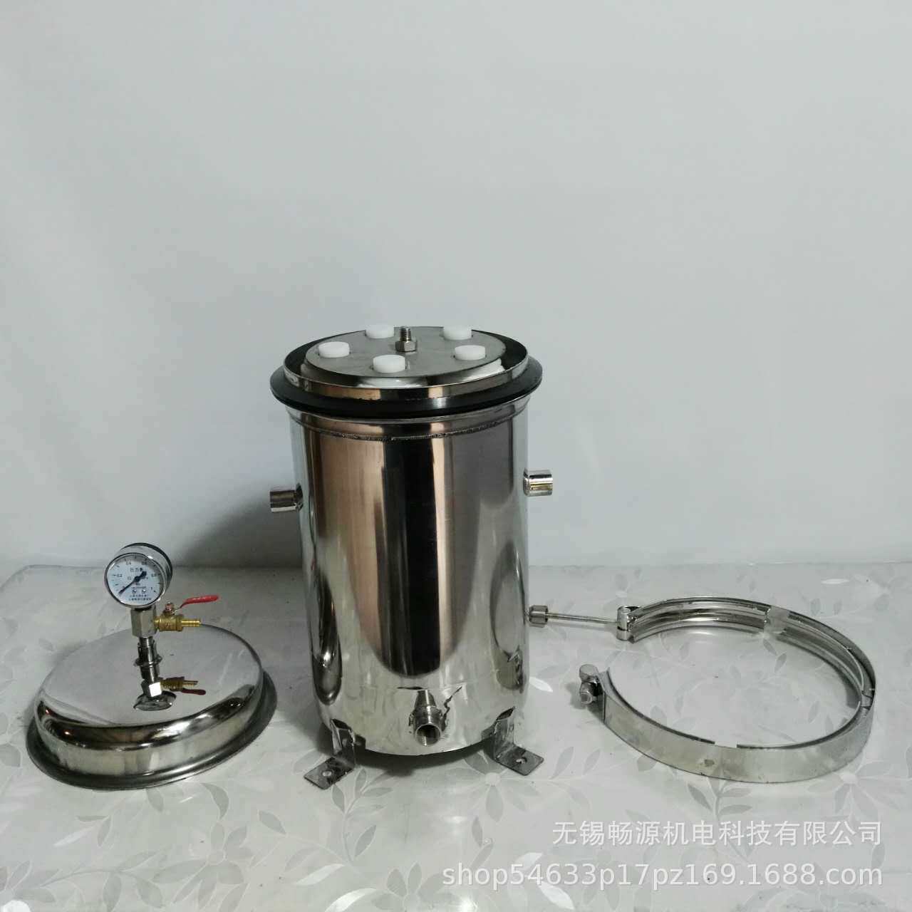 畅源供应 不锈钢滤芯式过滤器 保安过滤器 5芯10寸卡箍过滤器 - 图2