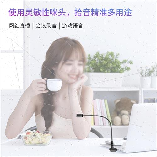 BY-UM4 Mobile Phone Computer Recording Microphone Video Reco - 图0