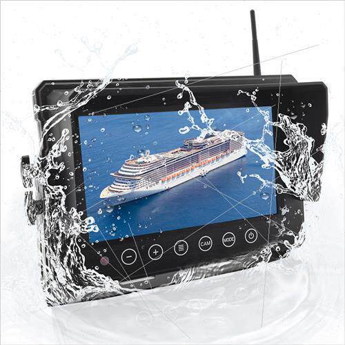 7 inch waterproahd hd digal wireless back up camera school b - 图0