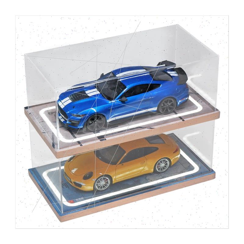 Onepcs acrylic display box parking lot car model organizer s - 图3