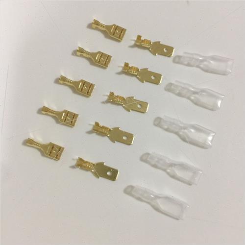 100 pairs gold 4.8 mm insertion springs wh bushings 100 inse - 图0