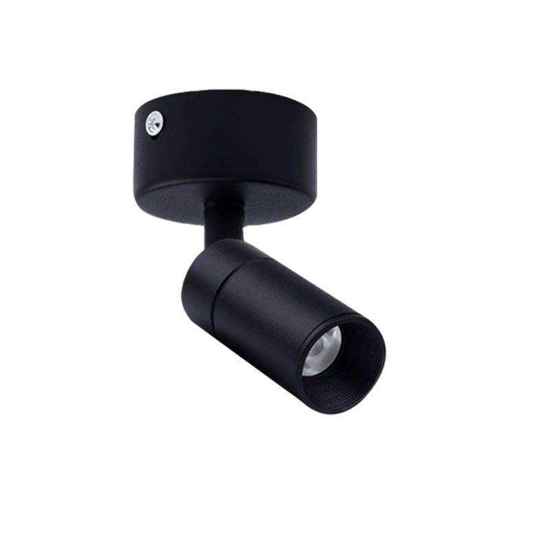 黑色小角度led明装小射灯1W3W防眩聚光束角5度可调洗墙氛围灯15度,淘宝优惠券,粉丝福利购,淘宝优惠卷