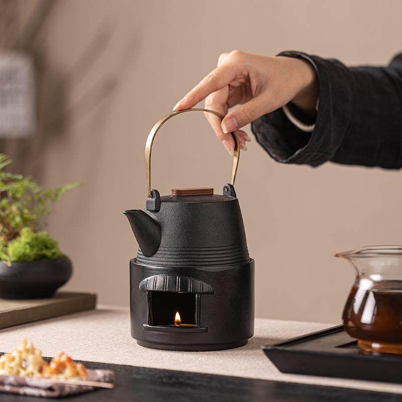 围炉煮茶罐罐茶温茶炉室内加热小茶炉陶瓷户外茶壶炭炉酒精暖茶器,淘宝优惠券,粉丝福利购,淘宝优惠卷