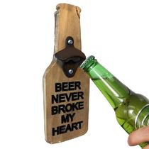 Beer can opener Bartender Bottle opener Wall Mounted