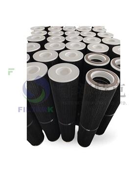 252滤工业阻燃除尘筒黑色防静电酯滤焊筒矿山烟耐温粉尘聚过滤筒