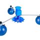 Three-phase electric aquaculture aerobic aerobic machine, high-power 380V fish pond aerobic pump