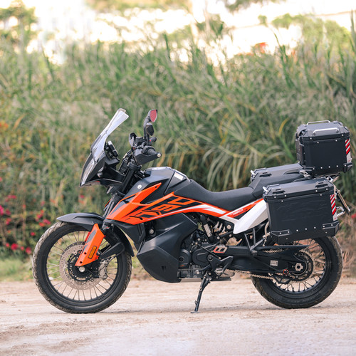 LOBOO萝卜摩托车三箱适用于KTM790ADV/R边箱尾箱防水铝合金后备箱 - 图0
