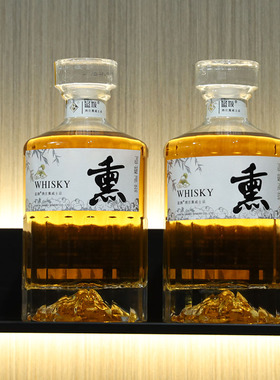 酒瓶真软装饰道具柜高档红