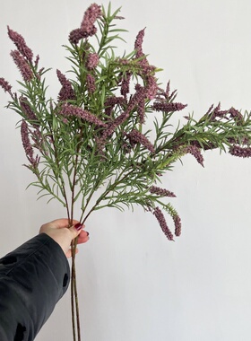 禹涵长枝泡沫薰衣草仿真紫色假花