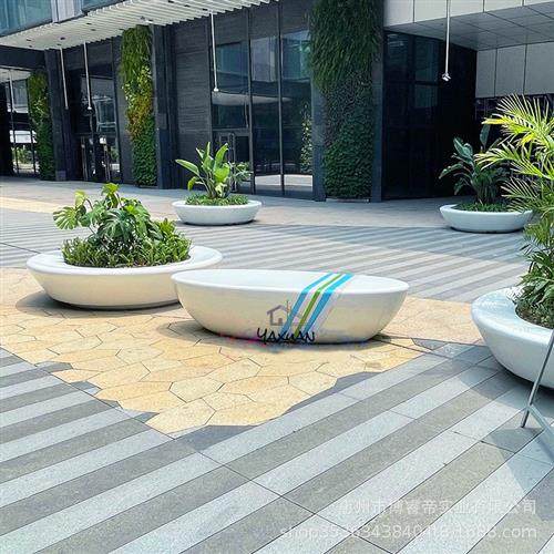 玻璃钢座椅树池商场花池长条坐凳商业广场圆形花坛户外休闲椅美陈,淘宝优惠券,粉丝福利购,淘宝优惠卷