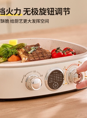 亿德浦电饼铛家用双面加热新款加