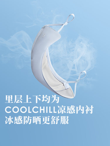 ohsunny防晒口罩女透气护眼角3d立体腮红防紫外线显脸小遮阳面罩 - 图2
