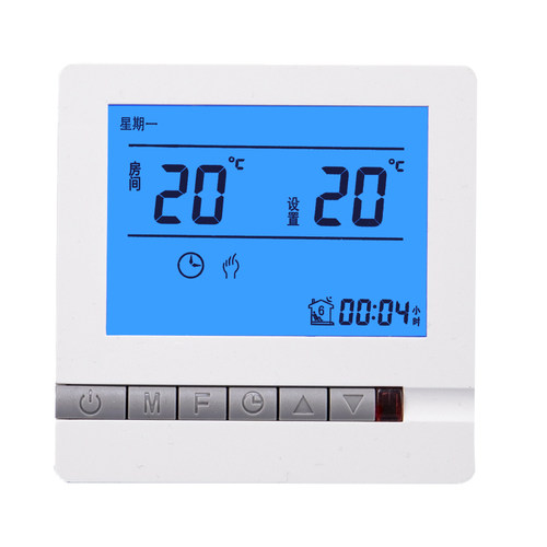 水地暖温控器地暖控制面板通用智能远程控温恒温液晶温控开关面板 - 图3